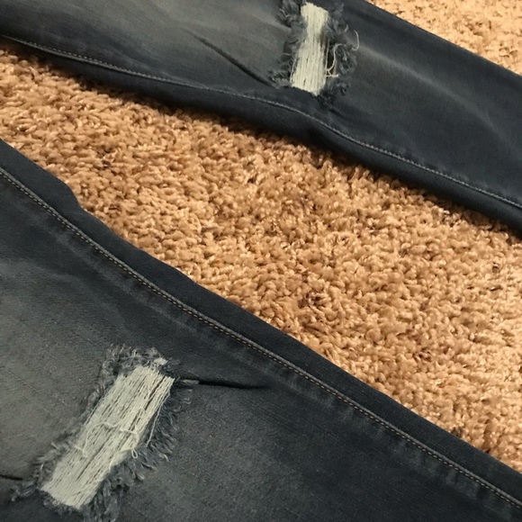 Sneak Peek High Rise Slit Knee Jeans - Picture 5 of 6